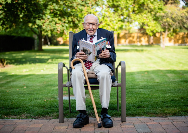 "Tomorrow Will Be A Good Day" By Captain Sir Tom Moore - Photocall
