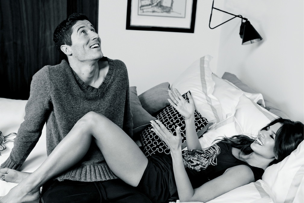 Anna i Robert Lewandowscy, Anna Lewandowska, Robert Lewandowski, VIVA! grudzień 2014