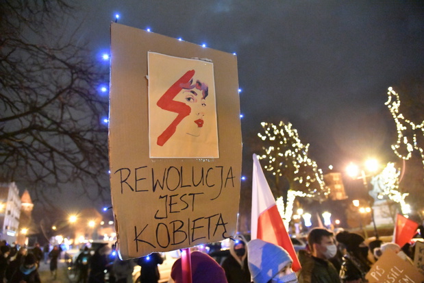 Publikacja wyroku TK w sprawie aborcji - protesty Strajku Kobiet