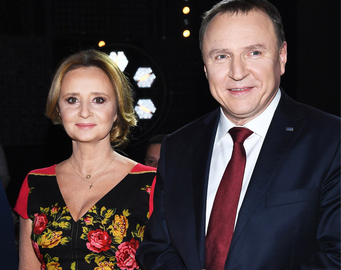 Jacek Kurski, Joanna Kurska, Joanna Klimek, Warszawa, 12.12.2018, Konferencja Sylwester Marzeń z Dwójką