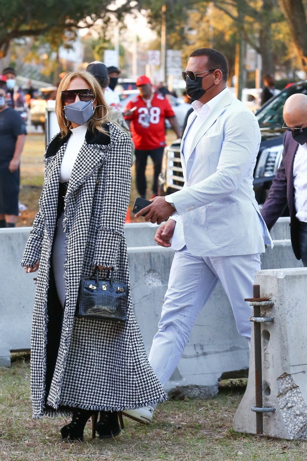 Jennifer Lopez i Alex Rodriguez na Super Bowl