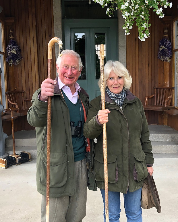 Prince of Wales and Duchess of Cornwall - Royal Christmas cards 2020