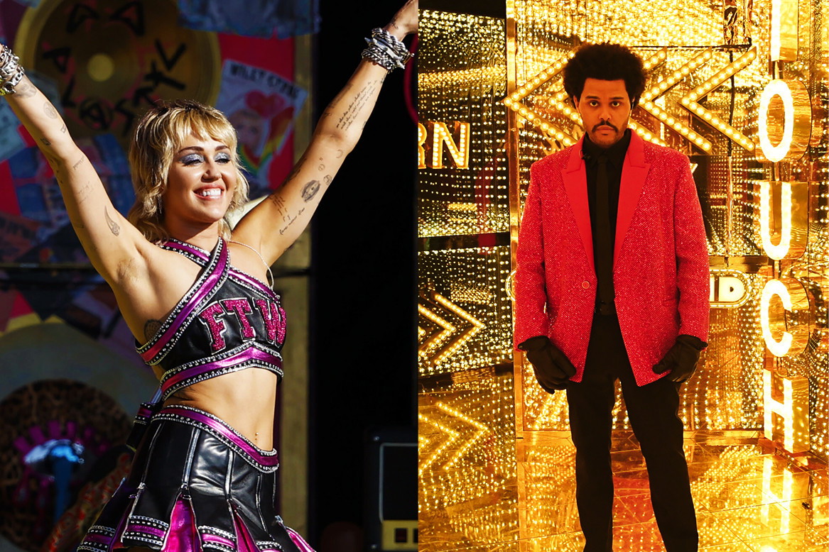 Super Bowl 2021 The Weeknd Miley Cyrus