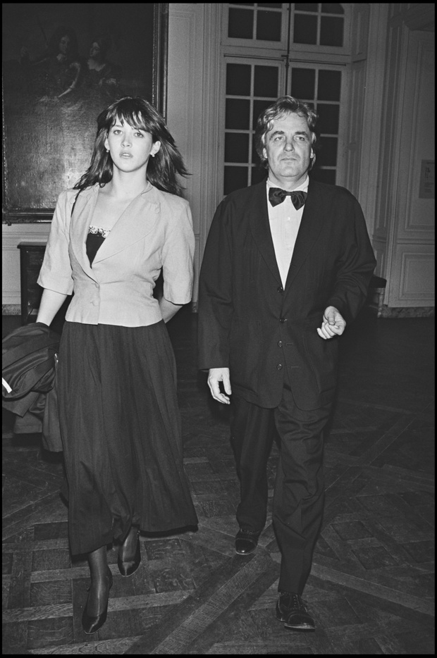 Sophie Marceau at a party in Versailles