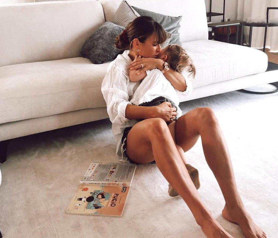 Anna Lewandowska z Klarą