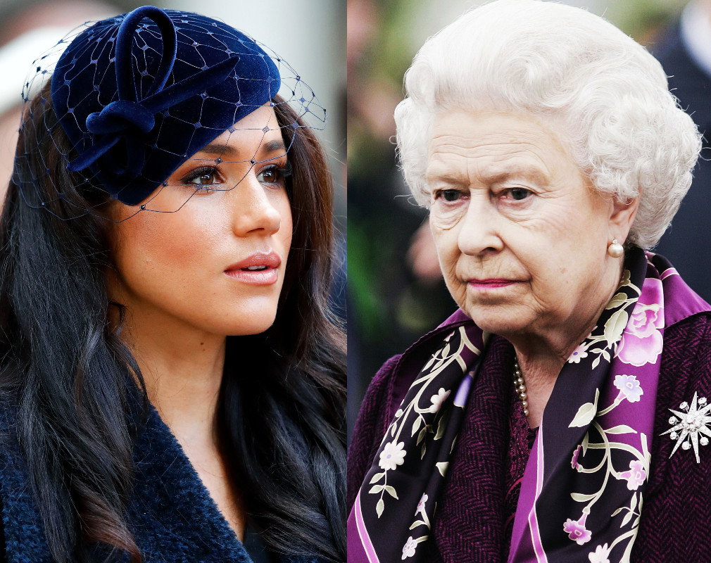 Księżna Meghan, królowa Elżbieta II