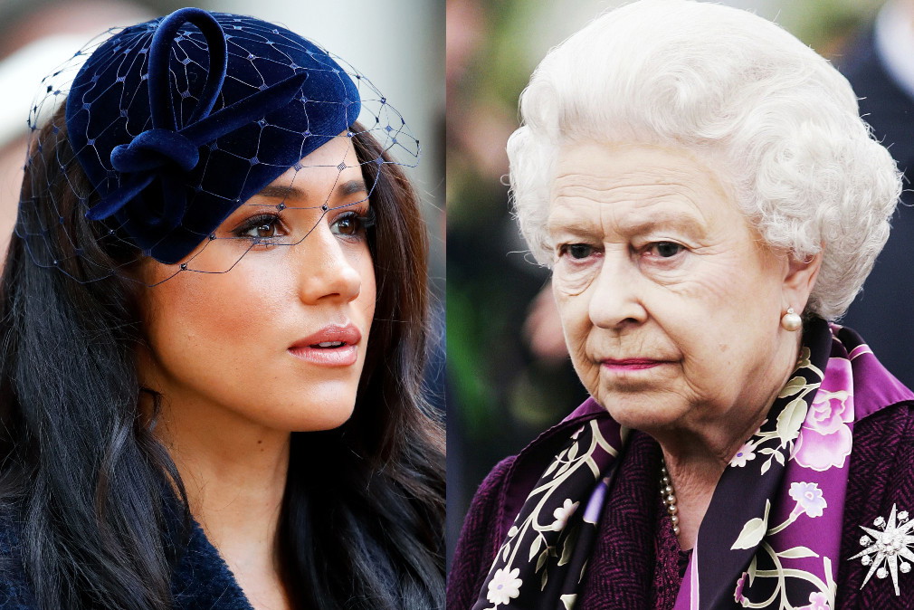 Księżna Meghan, królowa Elżbieta II