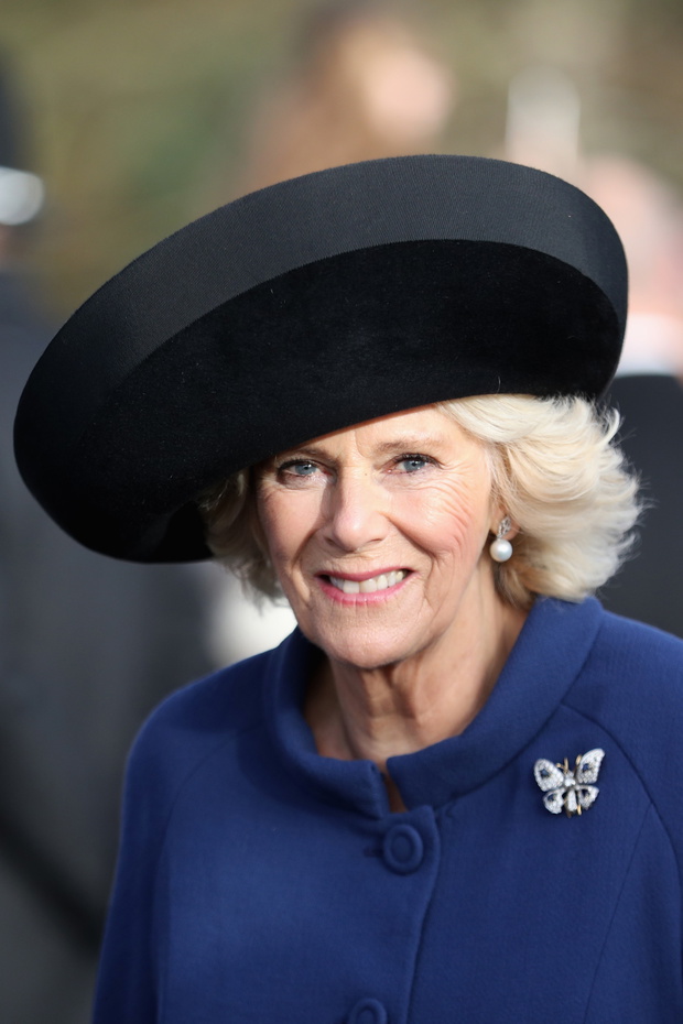 The Royal Family Attend Church On Christmas Day