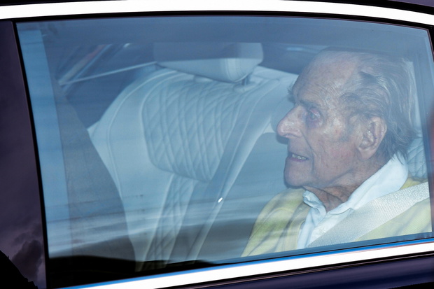 Prince Philip Departs King Edward VII's Hospital In London