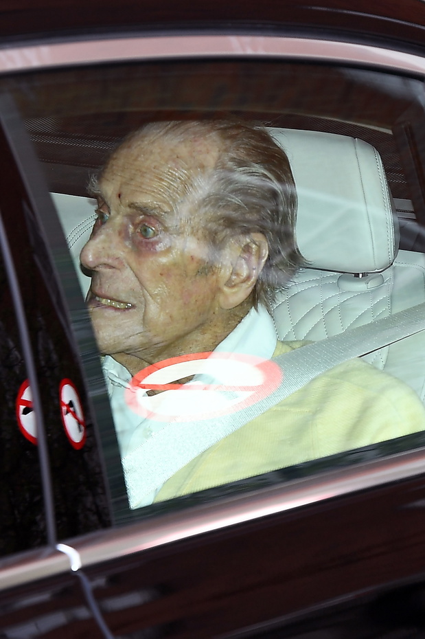 Prince Philip Departs King Edward VII's Hospital In London