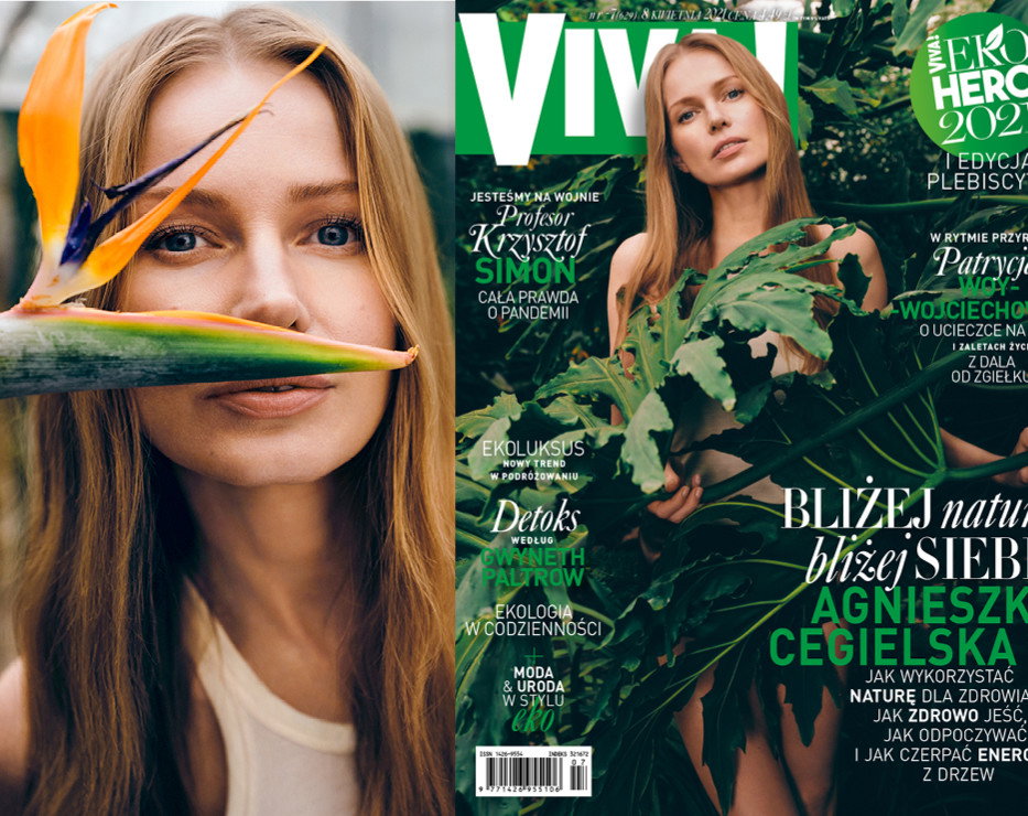 Agnieszka Cegielska, Viva kwiecień 2021, NAKLEJKA EKO
