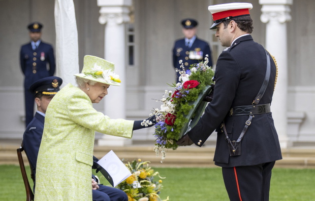Queen Elizabeth II Visits The Royal Australian Air Force Memorial