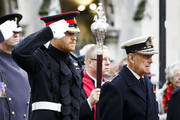 Duke Of Edinburgh And Prince Harry Visit The Fields Of Remembrance