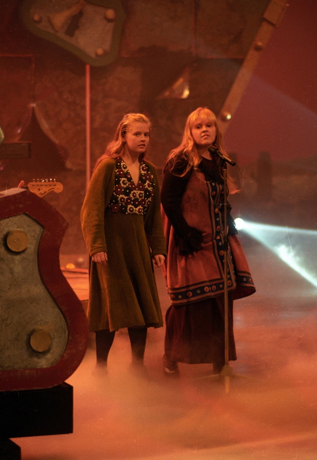 Maite Kelly (re.), Schwester Barby Kelly (Mitglieder "Kelly Family"),, -, ZDF-Show "