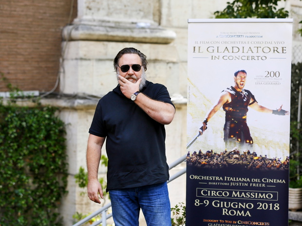 Il Gladiatore In Concerto (Gladiator The Concert) Presentation In Rome