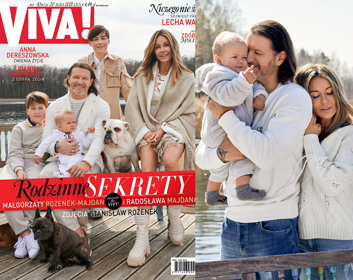 Małgorzata Rozenek-Majdan z dziećmi, Radosław Majdan, VIVA! 10/2021; Majdanowie, VIVA! 10/2021