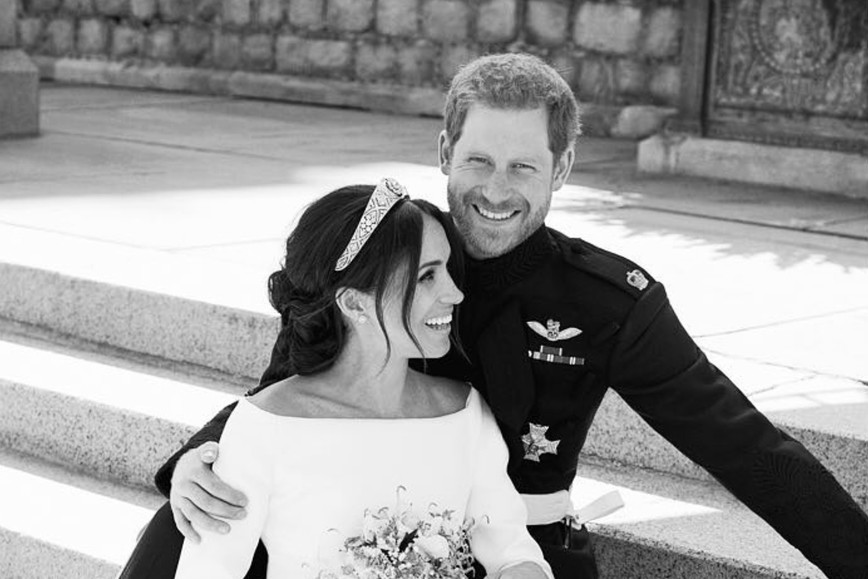 Książę Harry i księżna Meghan, oficjalne portrety ślubne Harry'ego i Meghan