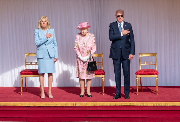 The Queen Invites The President Of The United States And The First Lady To Tea