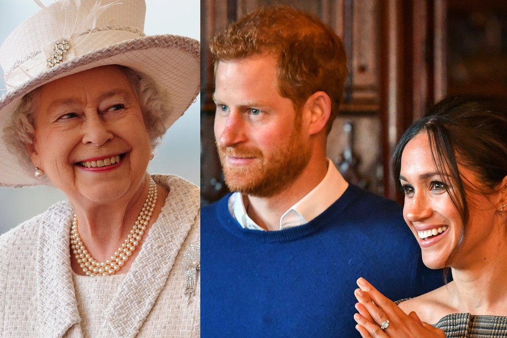 Elżbieta II, Harry, Meghan