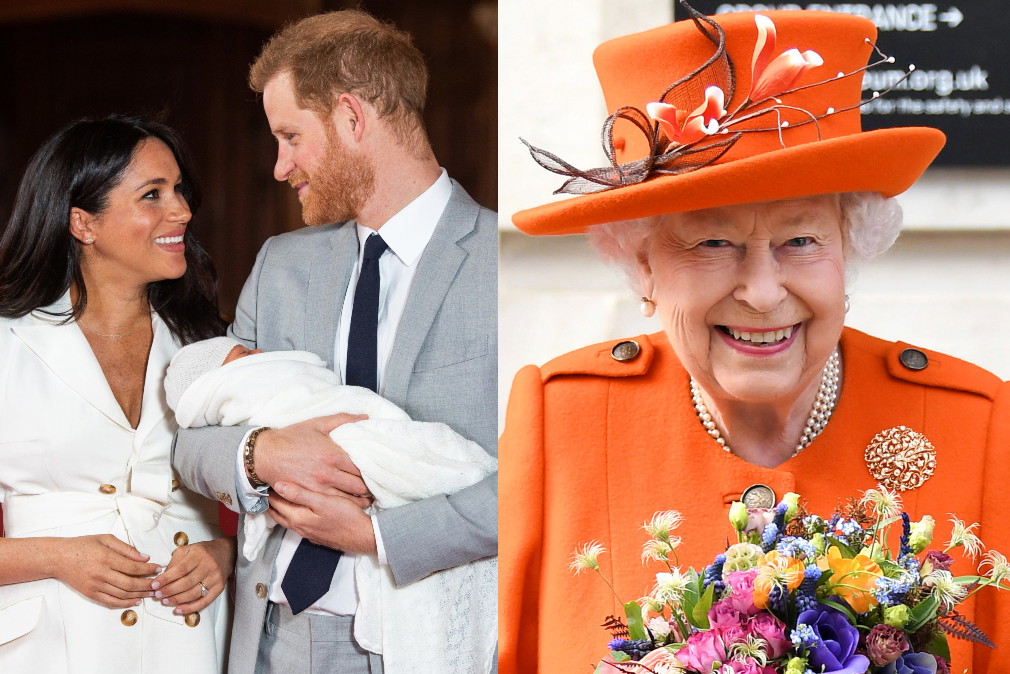 Meghan, Harry, Elżbieta II