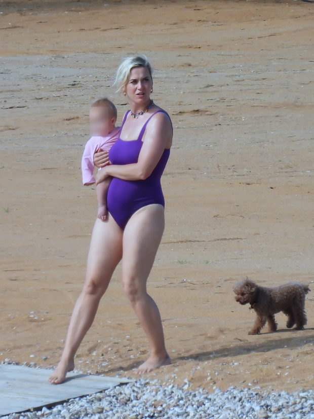 Katy Perry i Orlando Bloom z dzie?mi w Grecji