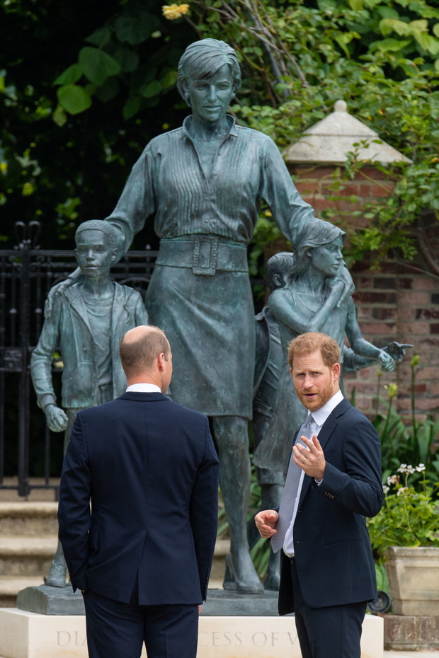 Diana, Princess Of Wales Statue Unveiling At Kensington Palace
