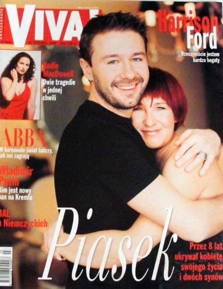 Andrzej Piaseczny, Piasek, Mirosława, okładka VIVY!, lata 90. XX wieku
