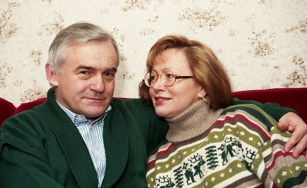 Leszek Miller z zona, 1995