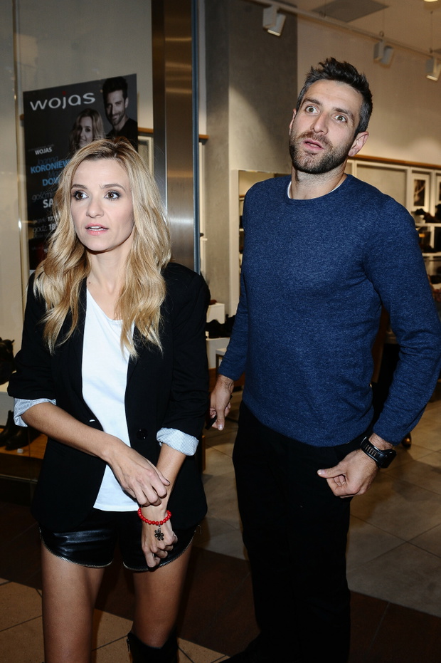Koroniewska i Dowbor w salonie Wojas