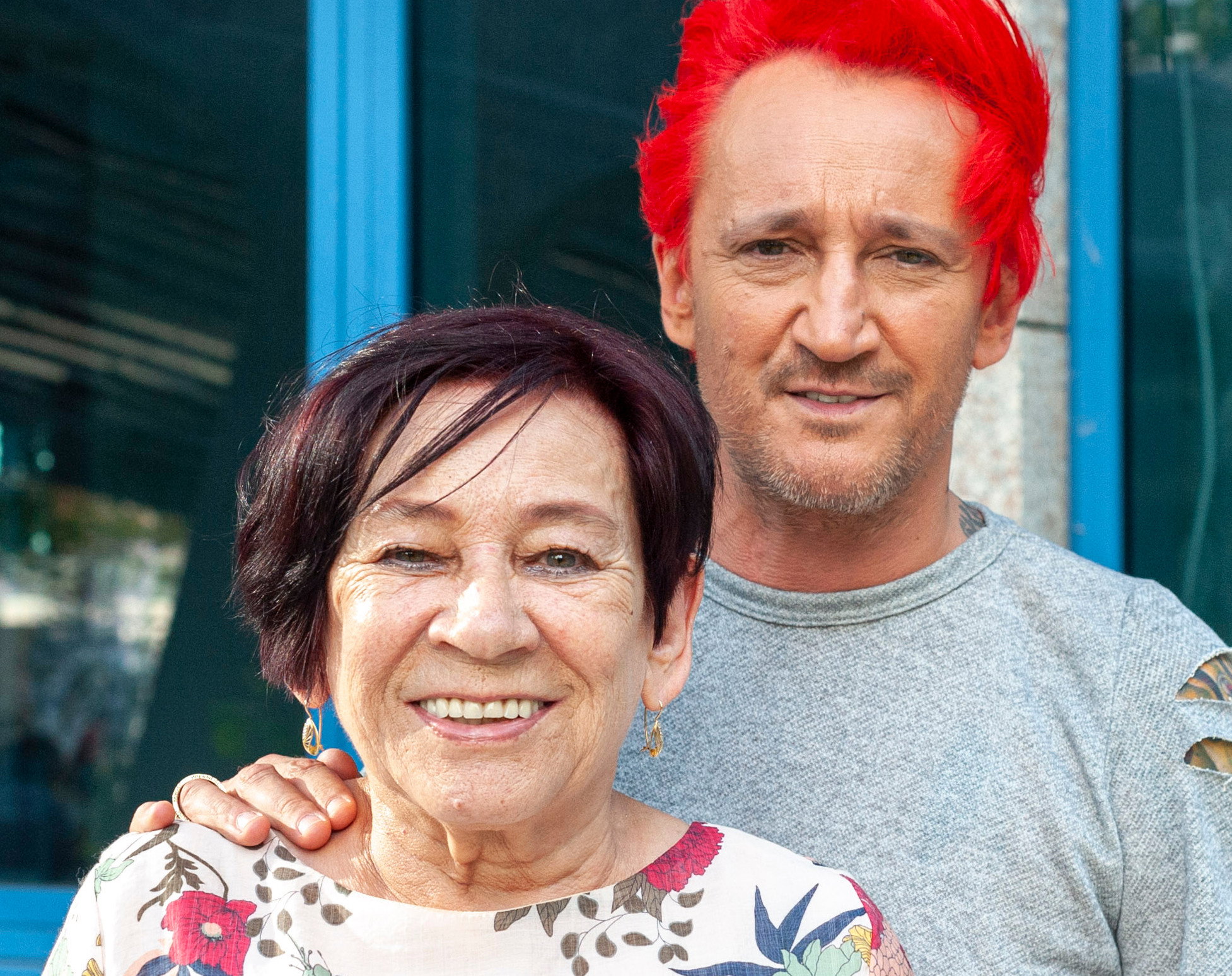 Grażyna Wiśniewska, Michał Wiśniewski z mamą
