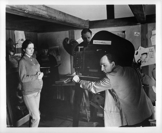 Liv Ullman And Ingmar Bergman In 'Hour Of The Wolf'