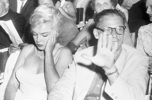 Marilyn Monroe and Arthur Miller
