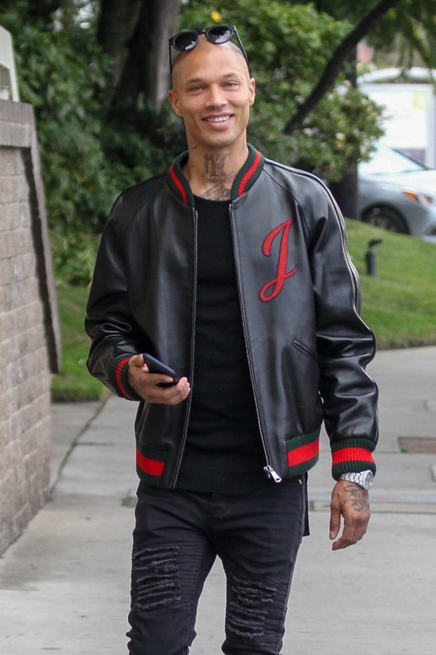 Jeremy Meeks w dobrym humorze