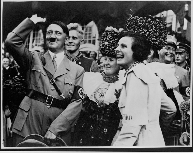 Hitler at a Party in Nuremberg