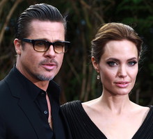 GettyImages-488794437, Angelina Jolie, Brad Pitt