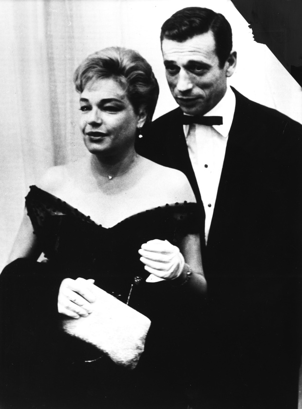 Montand, Yves - Schauspieler, Frankreich/ mit Ehefrau Simone Signoret
