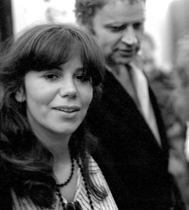 Ewa Zadrzynska i Janusz Glowacki . Warszawa, 1980 rok.