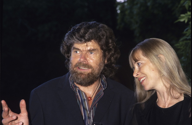 Reinhold Messner - Mountaineer, Author, Italy - With his wife Sabine Stehle