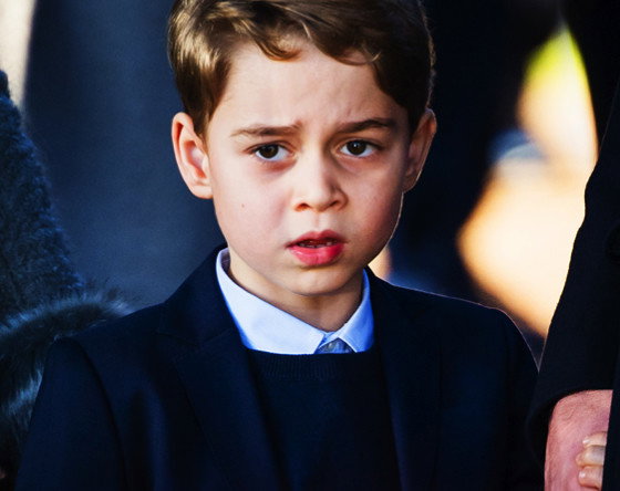 Książę George, książę Jerzy, 25.12.2019 rok, Sandringham, Wielka Brytania