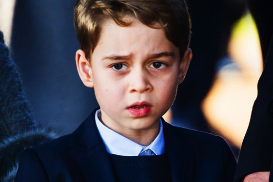 Książę George, książę Jerzy, 25.12.2019 rok, Sandringham, Wielka Brytania
