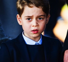 Książę George, książę Jerzy, 25.12.2019 rok, Sandringham, Wielka Brytania