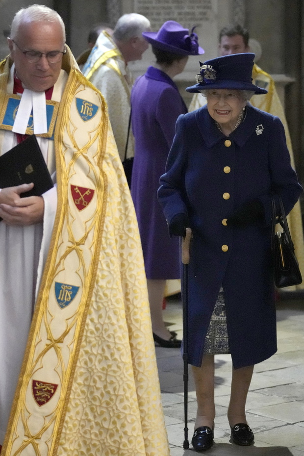 The Queen And The Princess Royal Attend A Service Of Thanksgiving At Westminster Abbey
