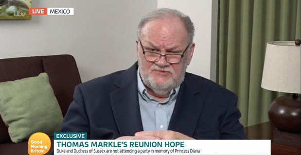 Thomas Markle w Good Morning Britain