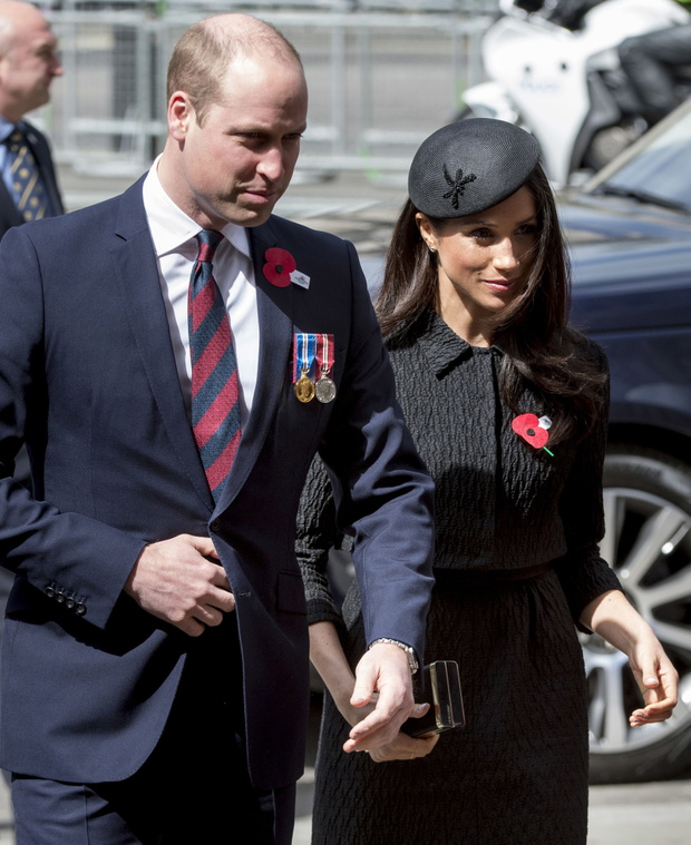 Prince Harry And Meghan Markle Attend Anzac Day Services