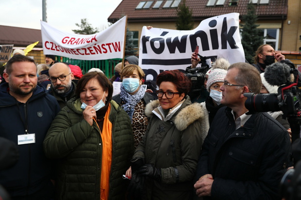 Matki na Granic? - protest w Micha?owie
