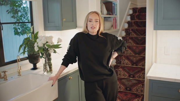 Adele w swojej rezydencji w Los Angeles