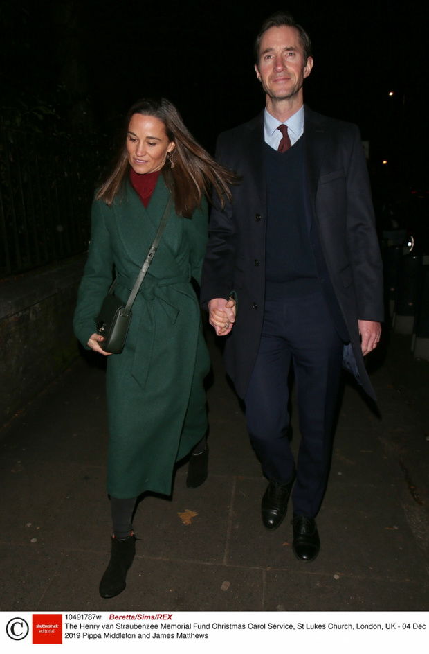 Pippa Middleton w zielonym p?aszczu