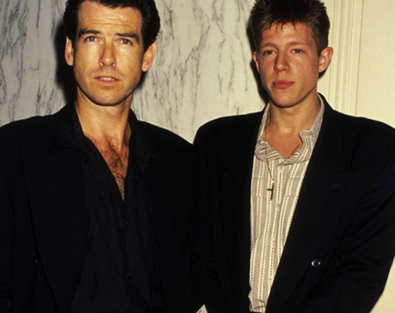 Pierce Brosnan, syn Christopher Brosnan, Beverly Hills, Kalifornia, USA, 20.03.1992 rok