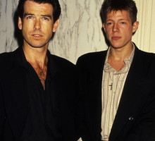 Pierce Brosnan, syn Christopher Brosnan, Beverly Hills, Kalifornia, USA, 20.03.1992 rok
