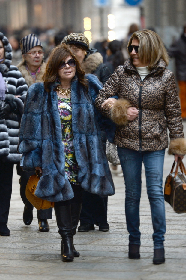 Patrizia Reggiani w Mediolanie